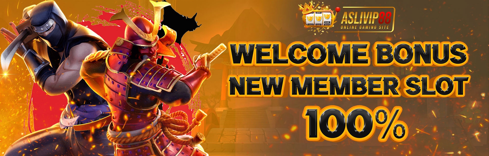 WELCOME BONUS NEW MEMBER SLOT 100%